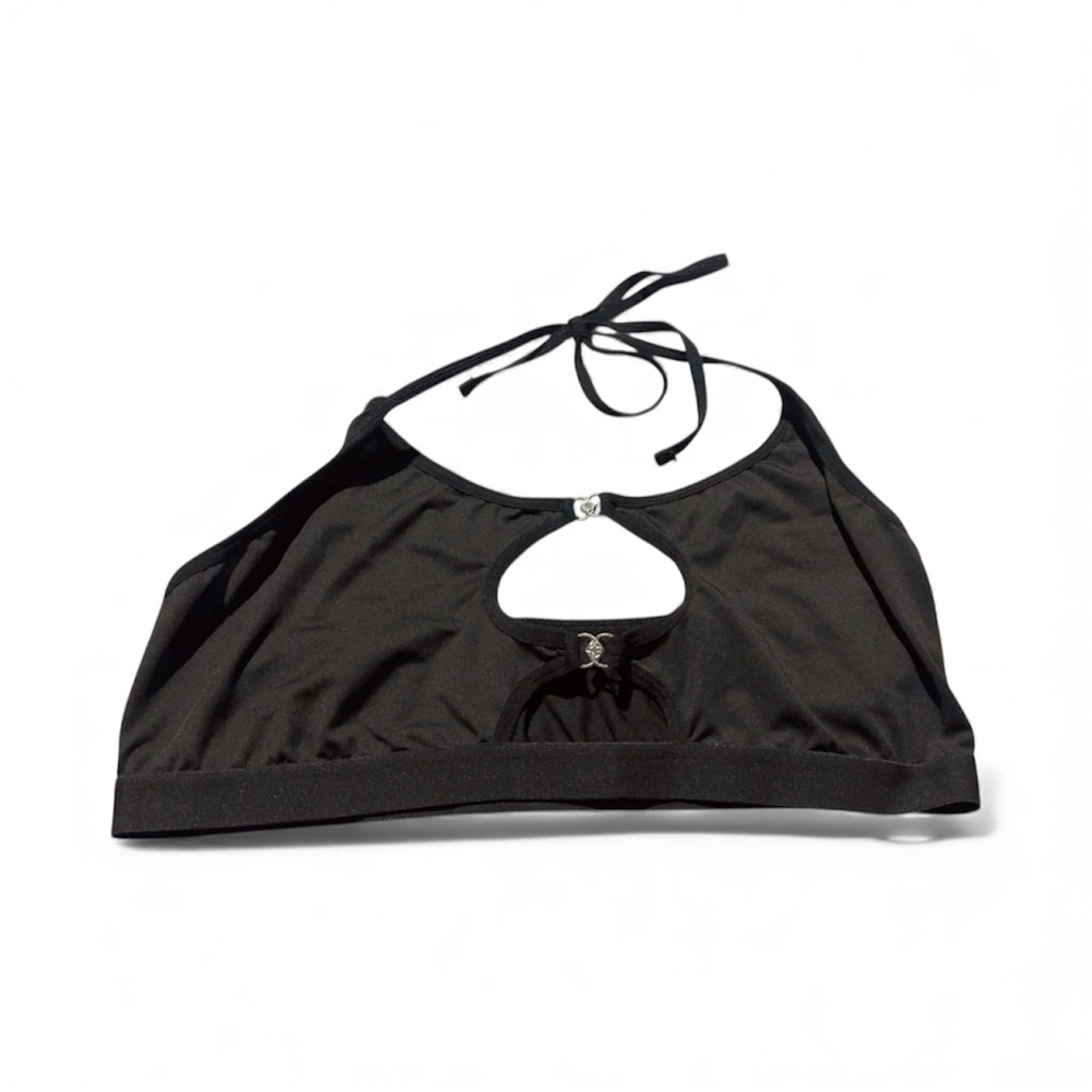 Black Halter Bralette